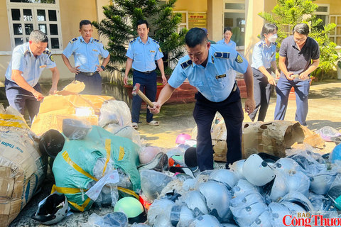 Gia Lai tiêu hủy hơn 1,16 tỷ đồng giá trị hàng hóa vi phạm