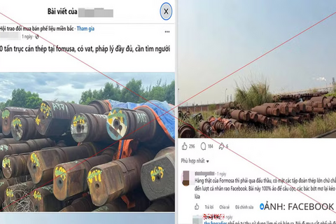 Formosa Hà Tĩnh cảnh báo tin giả rao bán 36.000 tấn thép