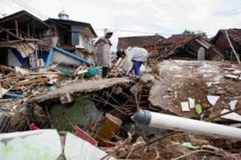 Động đất có độ lớn 6,8 làm rung chuyển Indonesia