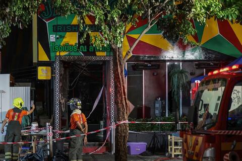 Cháy lớn tại quán rượu ở Bangkok (Thái Lan), 27 người thiệt mạng
