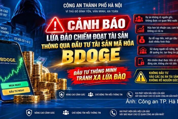 Cảnh báo lừa đảo đầu tư tài sản mã hóa BDOGE bị đẩy giá lên 10.000 lần