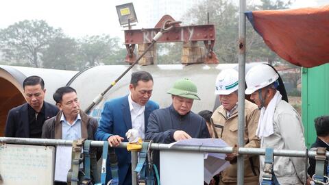 Đảm bảo đúng tiến độ Dự án Nhà máy nước thải Yên Xá