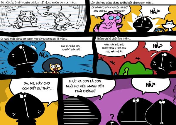 Tác giả bí ấn đứng sau nhân vật Mèo Mốc đình đám trên mạng xã hội