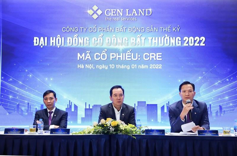 Đoàn Chủ tịch điều hành Đại hội đồng cổ đông bất thường năm 2022.