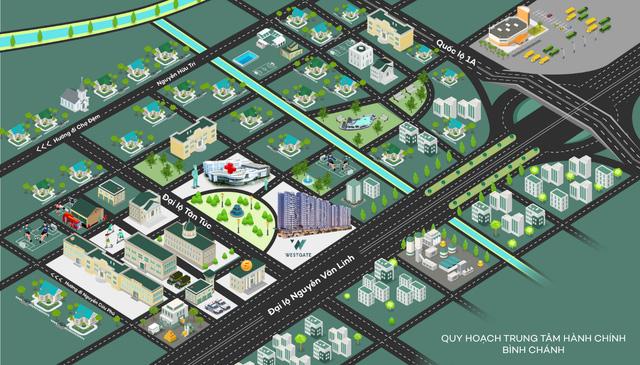 Quy hoạch vùng lõi của Bình Chánh đến năm 2025 - Ảnh 1.