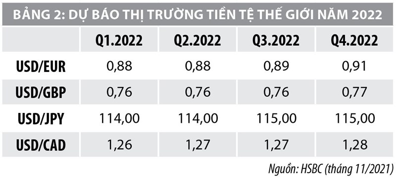 Thị trường tiền tệ thế giới năm 2021 và vấn đề đặt ra năm 2022 - Ảnh 2