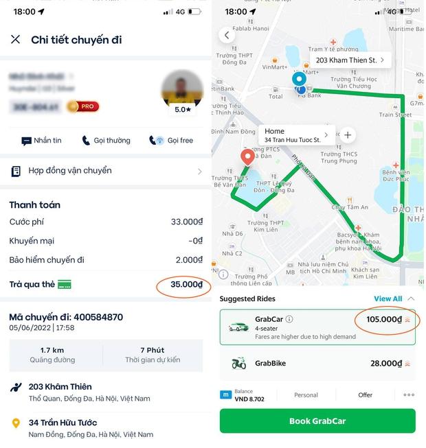 Hành khách than trời vì giá cước GrabCar tăng cao hơn cả taxi truyền thống, đặt xe ngày càng khó - Ảnh 9.