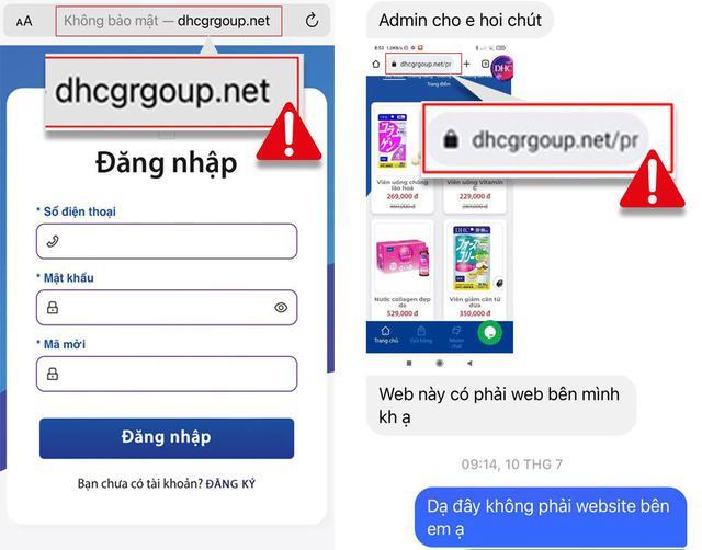 Cảnh giác chiêu trò giả mạo thương hiệu uy tín lừa đảo khách hàng - Ảnh 1.