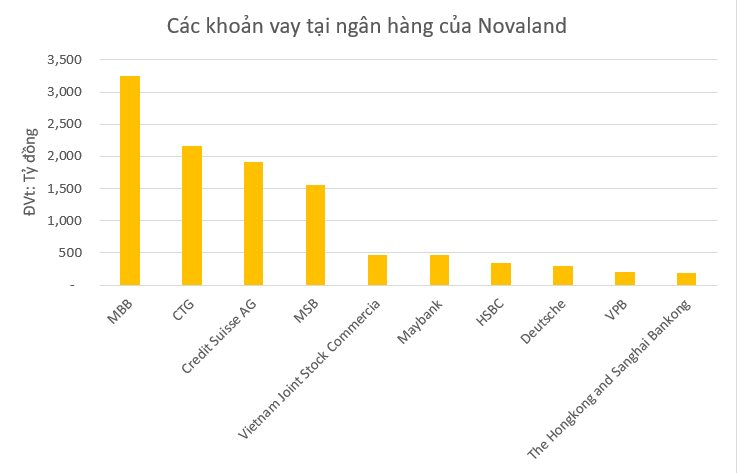 Nợ hơn 64.000 tỷ đồng, các chủ nợ của Novaland là ai? - Ảnh 2.