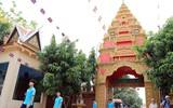U22 Việt Nam cầu an trong ngôi chùa nổi tiếng ở Phnom Penh ảnh 2