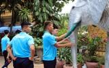 U22 Việt Nam cầu an trong ngôi chùa nổi tiếng ở Phnom Penh ảnh 11