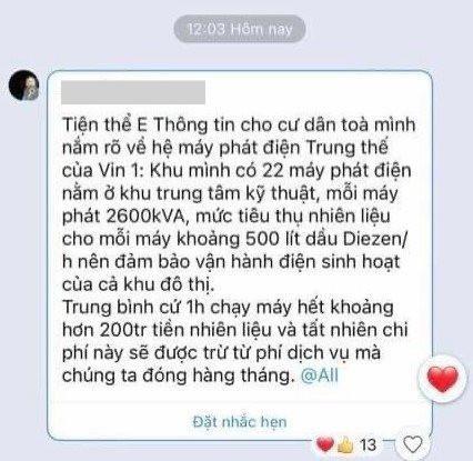 Sướng như cư dân ở chung cư cao cấp, nắng nóng đỉnh điểm vẫn không lo mất điện, có khu đô thị "chơi trội" chi 200 triệu/giờ chạy 22 máy phát điện cả ngày - Ảnh 2.