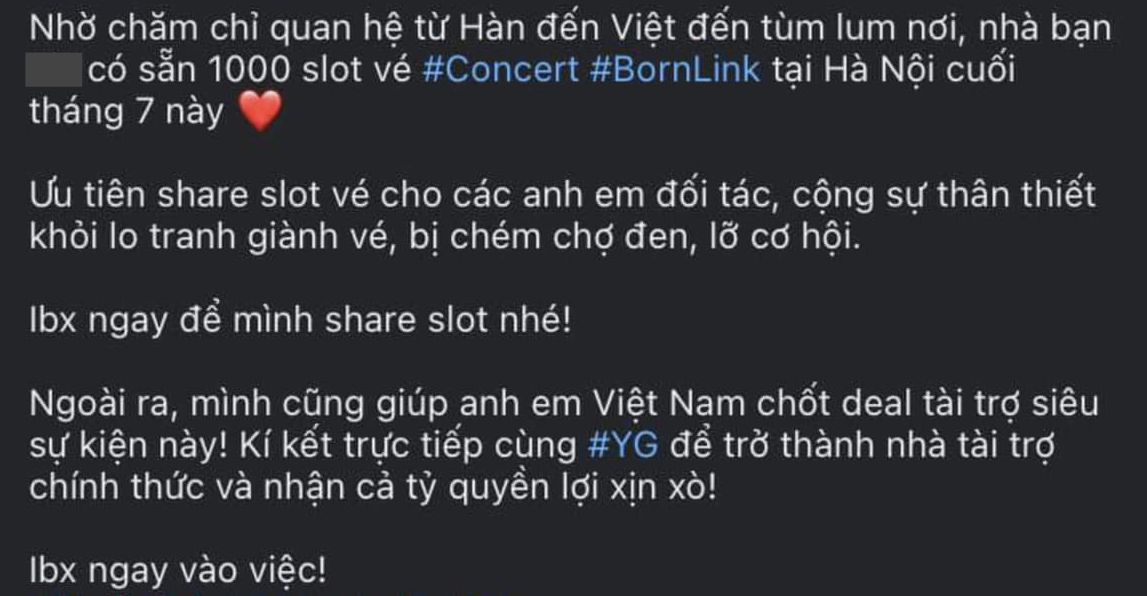 Vé chính thức chưa công bố nhưng vé chợ đen đã đôn giá cả chục triệu đồng, BTC concert BLACKPINK tại Việt Nam cảnh báo lừa đảo! - Ảnh 3.