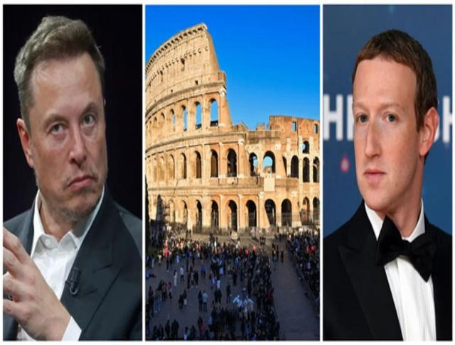 Italy mời Elon Musk và Mark Zuckerberg so tài tại "Đấu trường La Mã" - Ảnh 1.