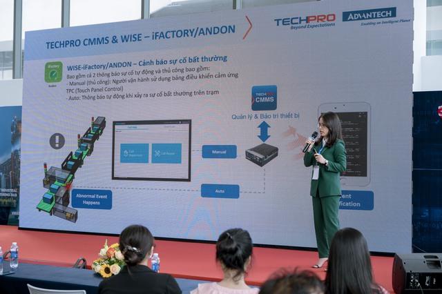 Techpro trình diễn bộ giải pháp chuyển đổi số toàn diện Smart Factory dành cho doanh nghiệp - Ảnh 3.