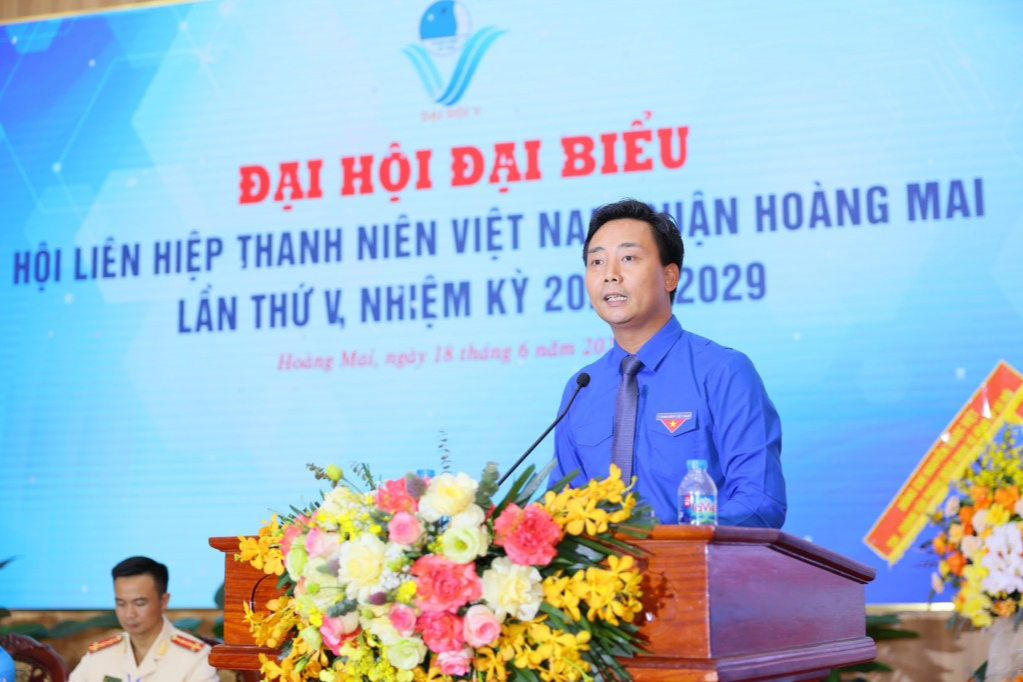 Anh Võ Minh Phương tái đắc cử Chủ tịch Hội LHTN quận Hoàng Mai