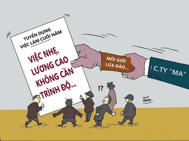 Cẩn trọng với hình thức lừa đảo &quot;việc nhẹ, lương cao&quot;