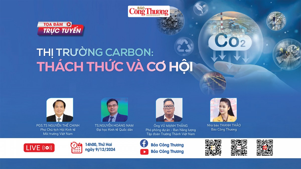 Báo Công Thương tổ chức Tọa đàm ‘Thị trường Carbon: Thách thức và cơ hội’