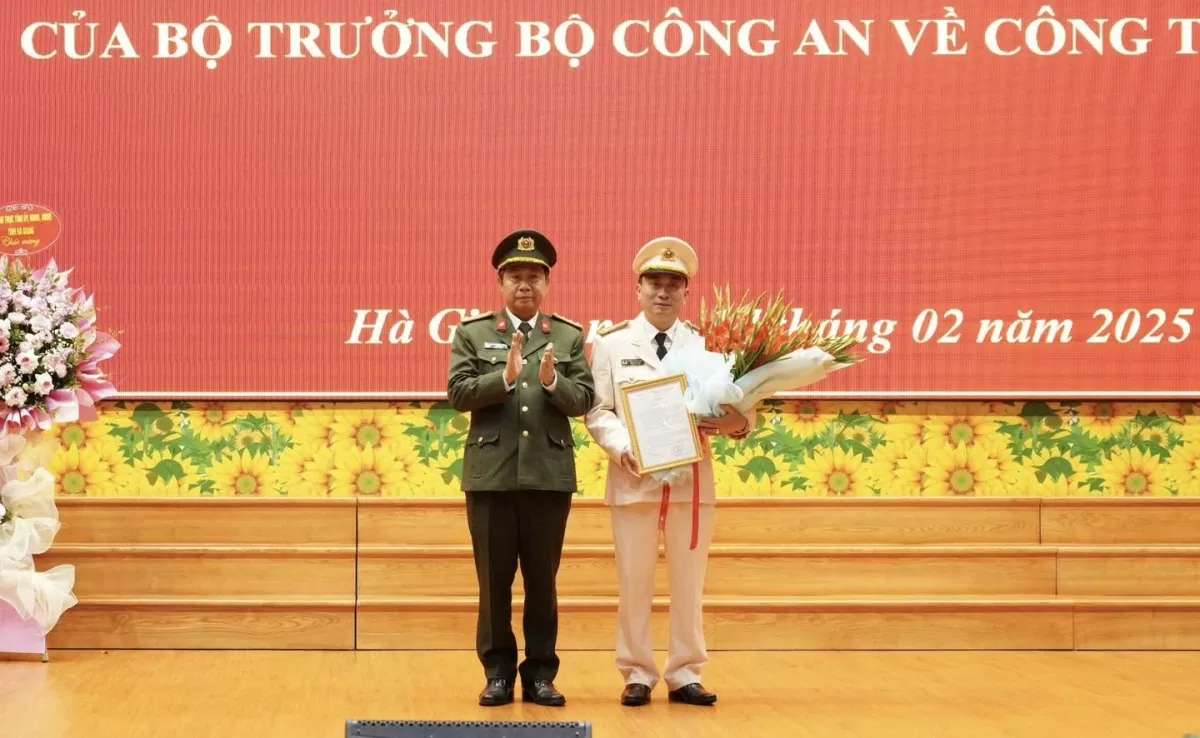 Hà Giang có tân Phó Giám đốc Công an tỉnh