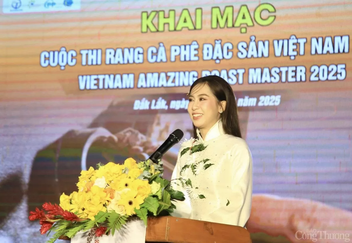 Khai mạc Cuộc thi Rang cà phê đặc sản Việt Nam 2025