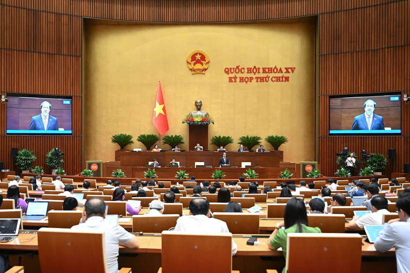 Toàn cảnh phiên thảo luận. Ảnh: VPQH