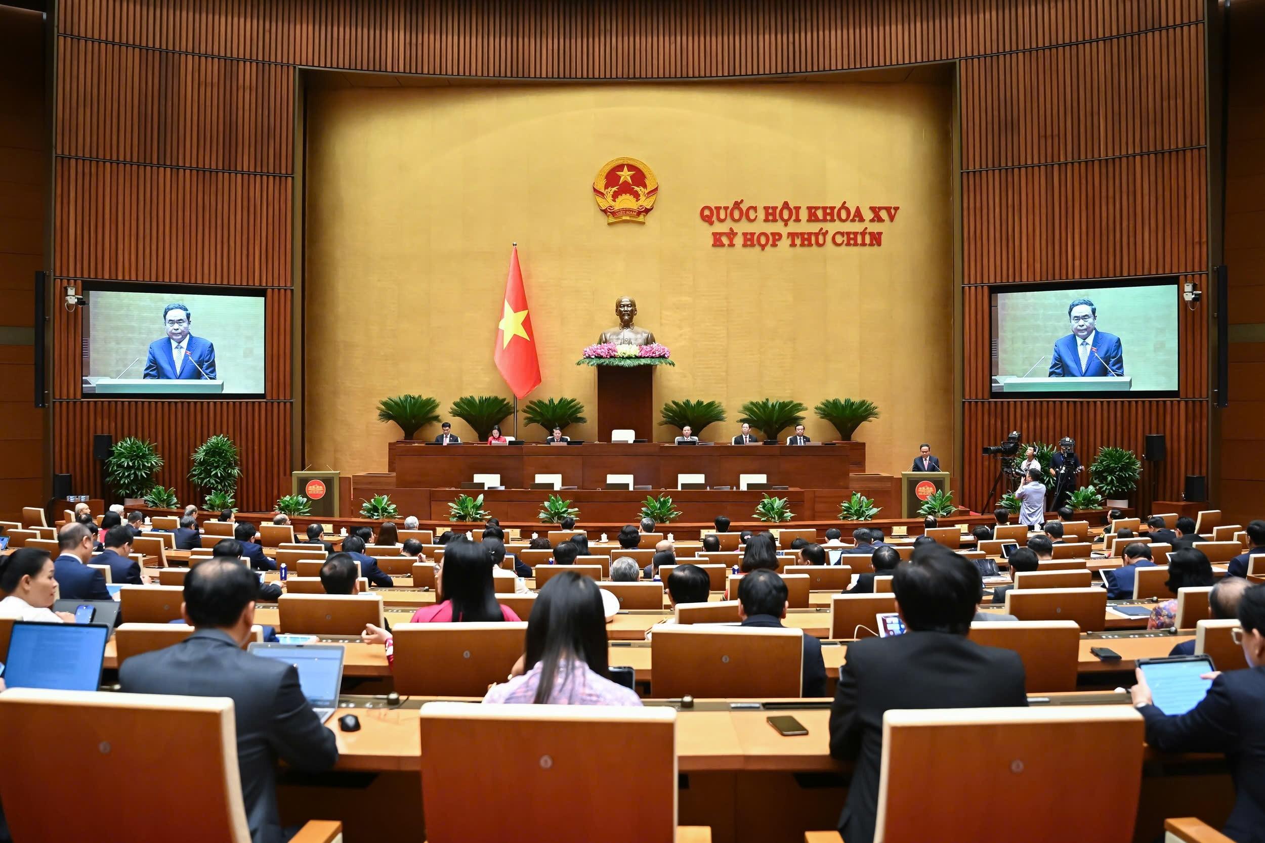 Quang cảnh bế mạc Kỳ họp thứ 9, Quốc hội khoá XV Quang cảnh bế mạc Kỳ họp thứ 9, Quốc hội khoá XV