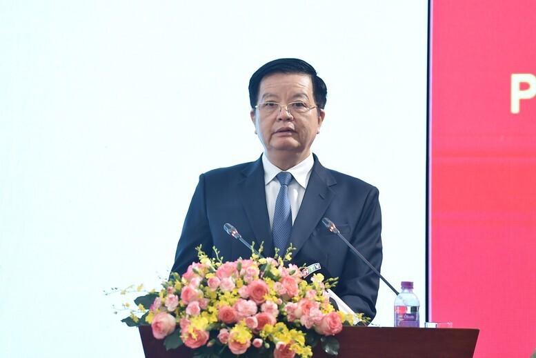 Phó Thủ tướng Chính phủ Mai Văn Chính phát biểu chỉ đạo tại Đại hội đại biểu lần thứ IV, nhiệm kỳ 2025 - 2030, của Đảng bộ Tổng công ty Lương thực miền Nam. Ảnh: VGP/Giang Thanh