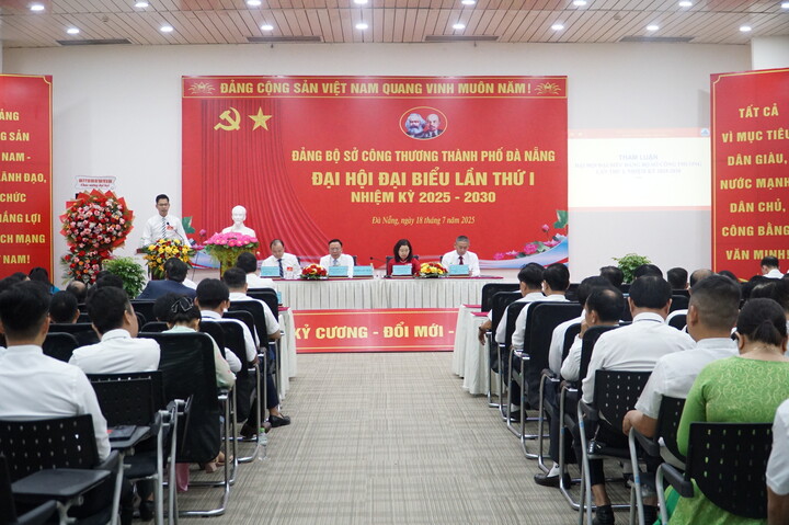 Đại hội Đại biểu Đảng bộ Sở Công Thương lần thứ I, nhiệm kỳ 2025 - 2030. Ảnh: Vũ Lê