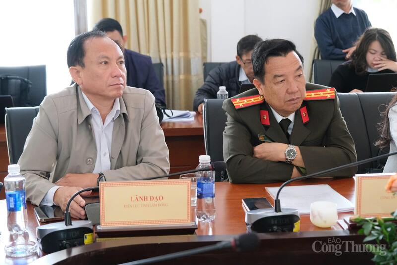 Các đại biểu tham dự buổi làm việc