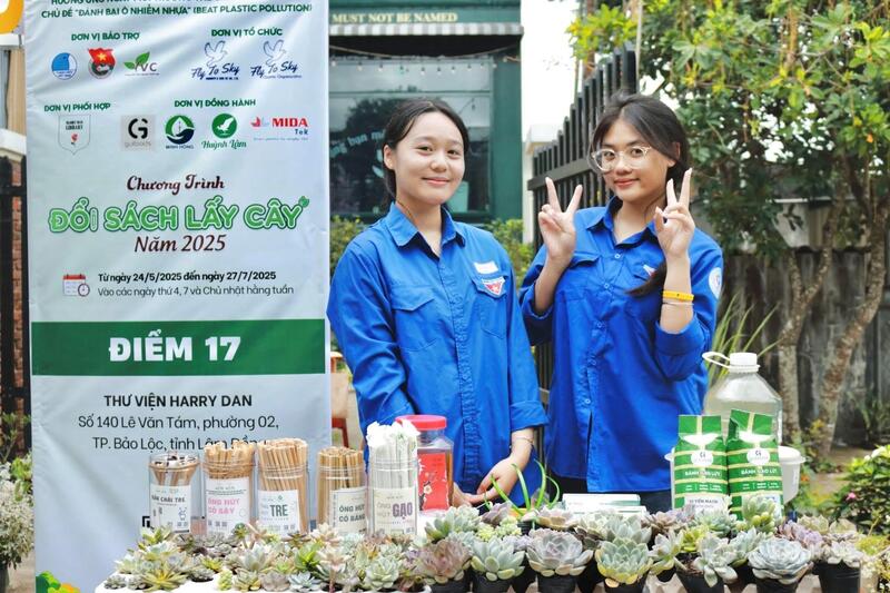 Điểm đổi sách lấy cây số 17 tại tỉnh Lâm Đồng