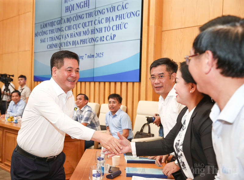 Bộ Công Thương làm việc với Sở Công Thương, Quản lý thị trường 34 tỉnh, thành phố - 3