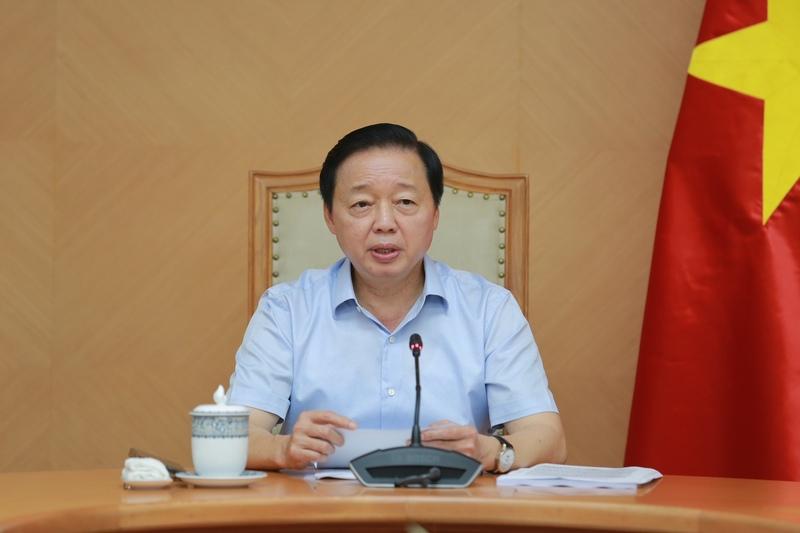 Phó Thủ tướng Trần Hồng Hà làm việc với Bộ Xây dựng và Hội Kiến trúc sư Việt Nam về thiết kế mẫu nhà ở xã hội. Ảnh: VGP/Minh Khôi