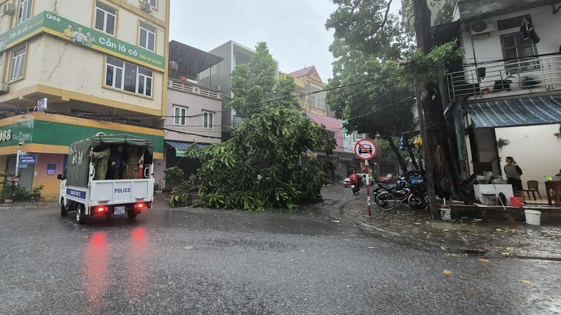Chủ động ứng phó với bão số 5 theo phương châm 4 tại chỗ, nhằm đảo bảo an toàn cho người và tài sản. Ảnh: Quốc Huy