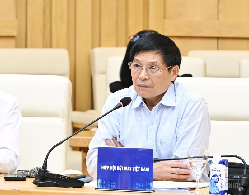 Ông Trương Văn Cẩm, Phó Chủ tịch Hiệp hội Dệt may Việt Nam (VITAS). Ảnh: Cấn Dũng