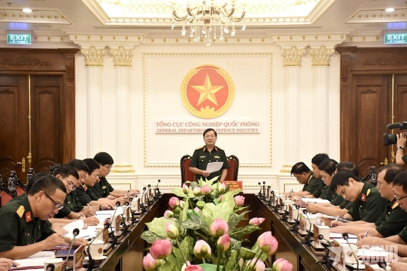 Quang cảnh buổi làm việc. Ảnh: QĐND