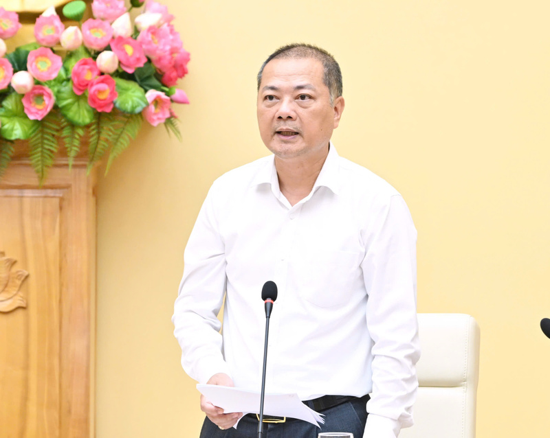 Ông Nguyễn Anh Sơn - Cục trưởng Cục Xuất nhập khẩu. Ảnh: Cấn Dũng.