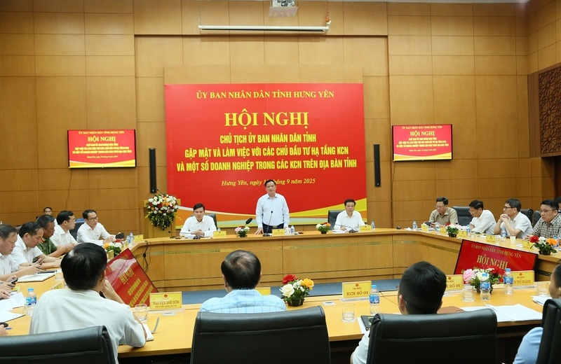 Quang cảnh hội nghị. Ảnh: Cổng TTĐT tỉnh Hưng Yên