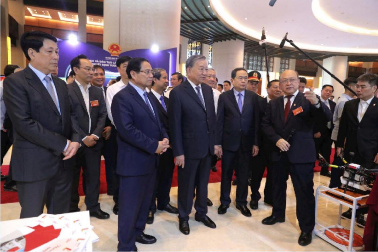 Học viện Nông nghiệp Việt Nam tham gia Triển lãm của ngành Giáo dục - Ảnh 1.