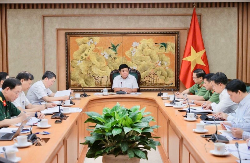 Phó Thủ tướng Nguyễn Chí Dũng phát biểu tại cuộc họp. Ảnh: VGP/Thu Sa.