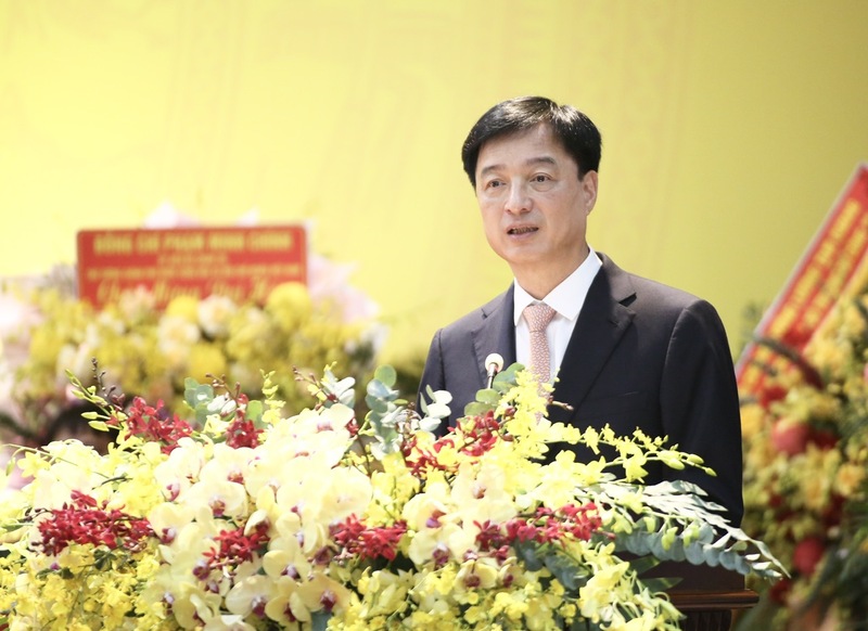 Chủ nhiệm Ủy ban Kiểm tra Trung ương Nguyễn Duy Ngọc phát biểu chỉ đạo tại đại hội. Ảnh: BTC