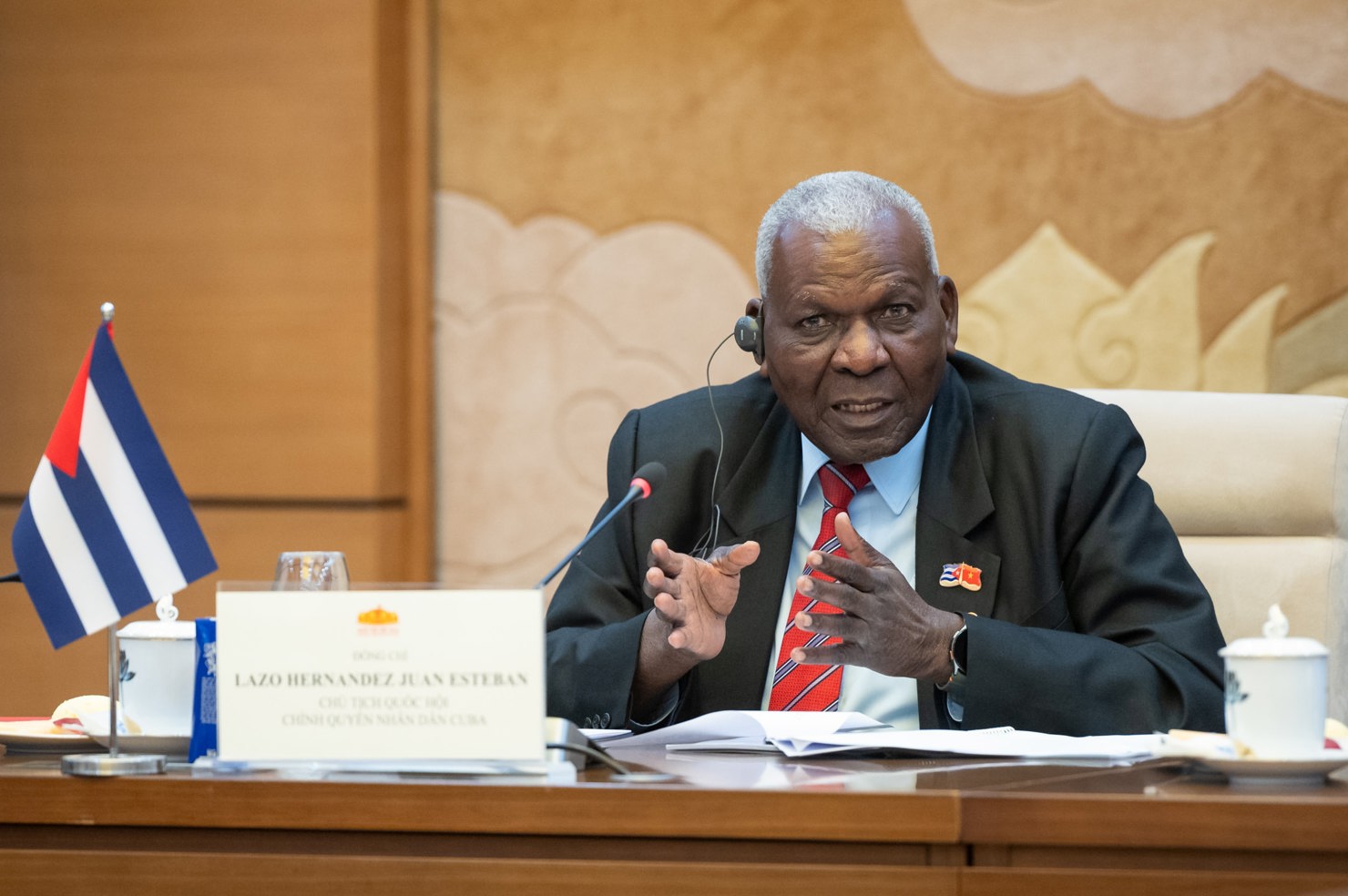Chủ tịch Quốc hội Cuba Esteban Lazo Hernández