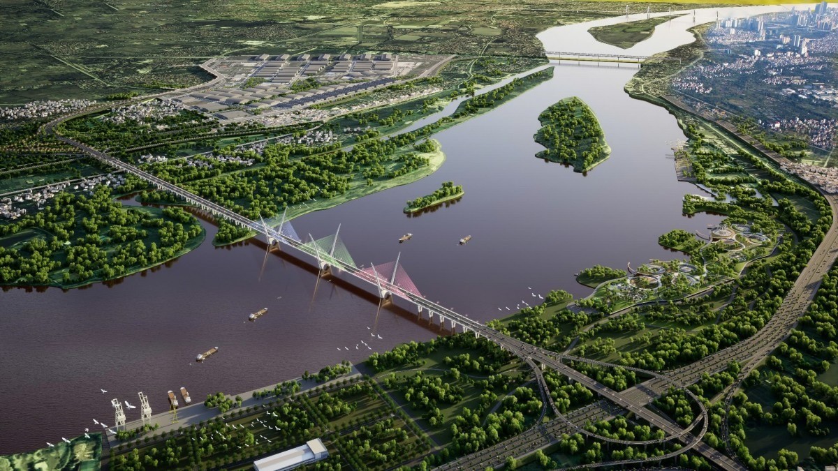 Phối cảnh cầu Thượng Cát