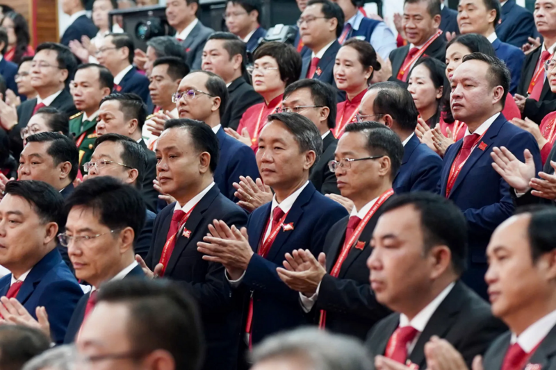 Các đại biểu tham dự Đại hội đại biểu Đảng bộ TP. Hồ Chí Minh lần thứ I, nhiệm kỳ 2025-2030.