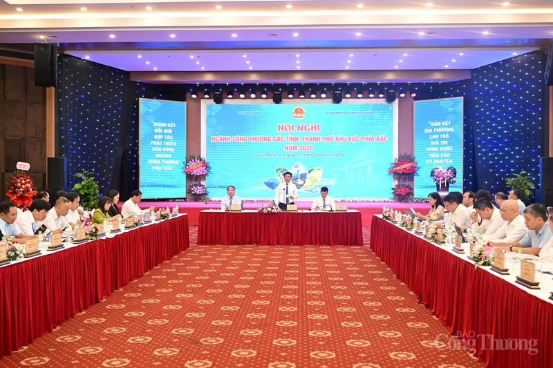Toàn cảnh Hội nghị ngành Công Thương khu vực phía Bắc năm 2025. Ảnh: Cấn Dũng