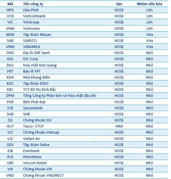 Danh sách cổ phiếu liên quan cần theo dõi khi Việt Nam được nâng hạng.