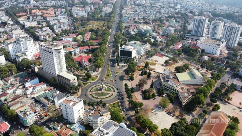 Ngã Sáu, phường Buôn Ma Thuột. Ảnh: Vũ Long.