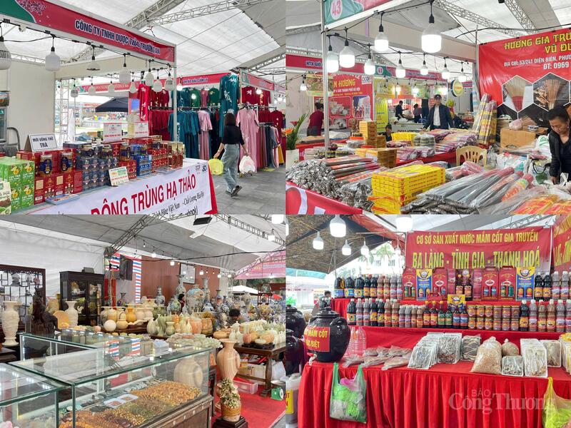 Hội chợ quy tụ 100 gian hàng trưng bày, giới thiệu sản phẩm OCOP đặc trưng của các tỉnh, thành phố trên cả nước