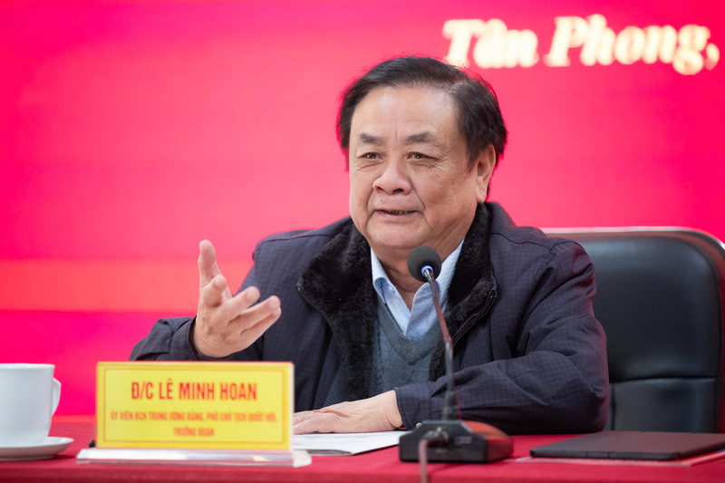 Phó Chủ tịch Quốc hội Lê Minh Hoan phát biểu tại cuộc làm việc