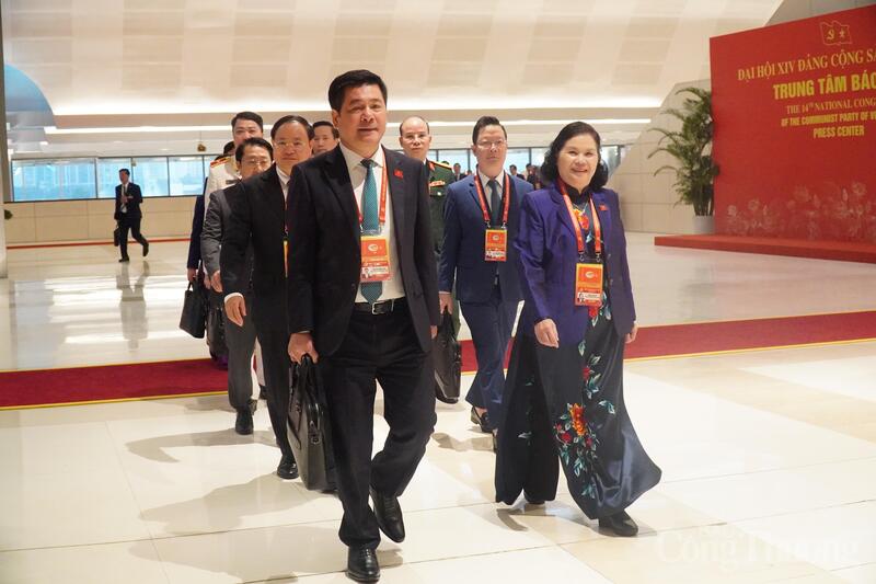 Đoàn Đại biểu Đảng bộ Quốc hội. Ảnh: Thu Hường