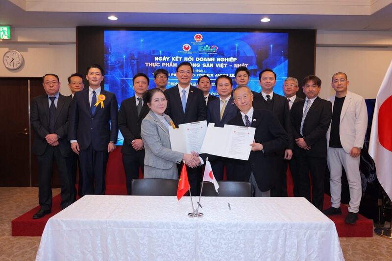 Lễ ký kết Biên bản ghi nhớ hợp tác (MOU) giữa Hiệp hội Doanh nghiệp Việt Nam tại Nhật Bản (VJBA) và Hiệp hội Giao lưu quốc tế hoa - nông - thủy sản (IFAA) mở ra nhiều cơ hội hợp tác trong việc hỗ trợ doanh nghiệp.